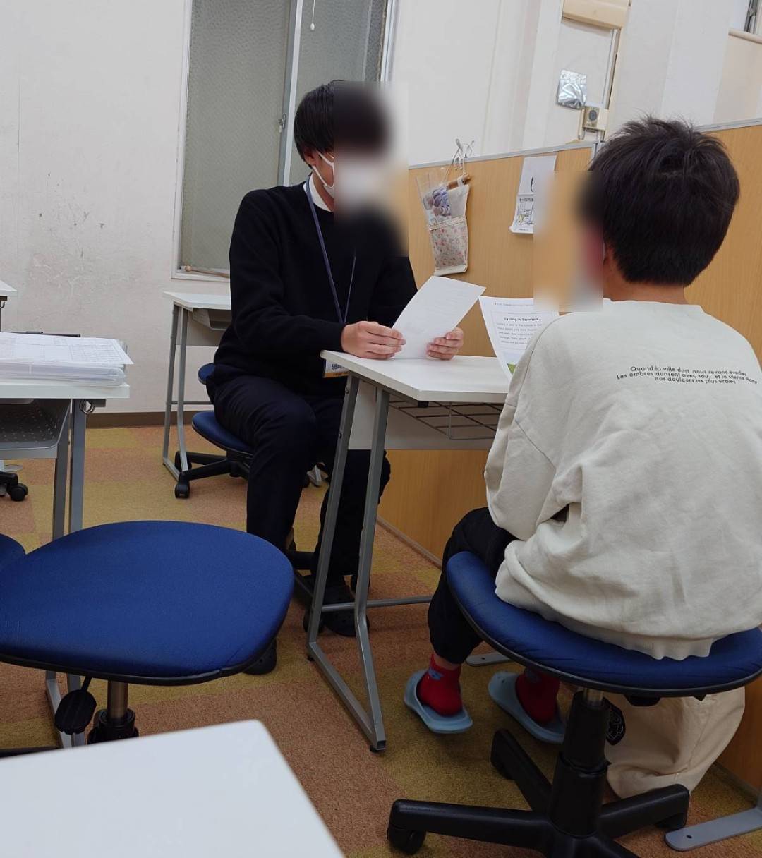 英検二次試験対策の様子