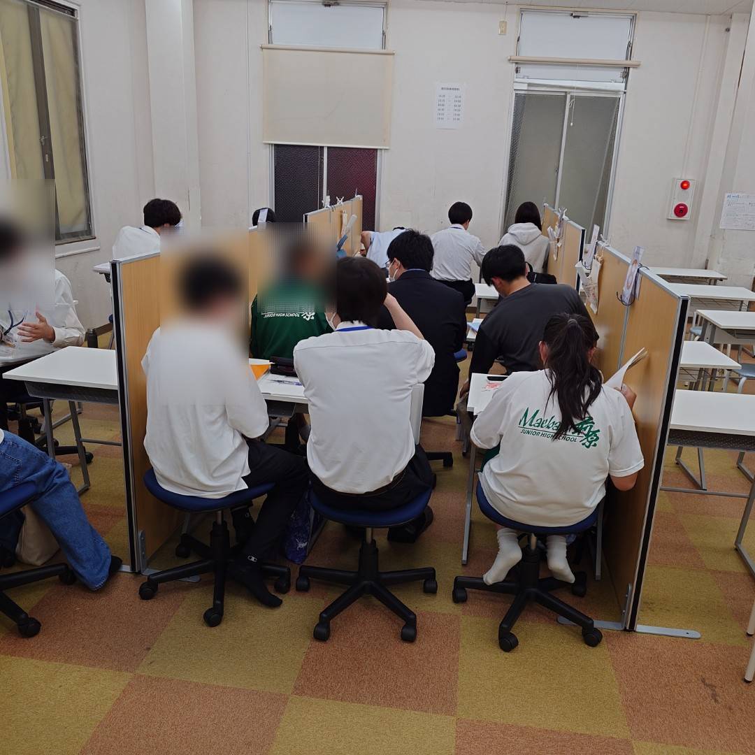 定期テスト後の授業の様子